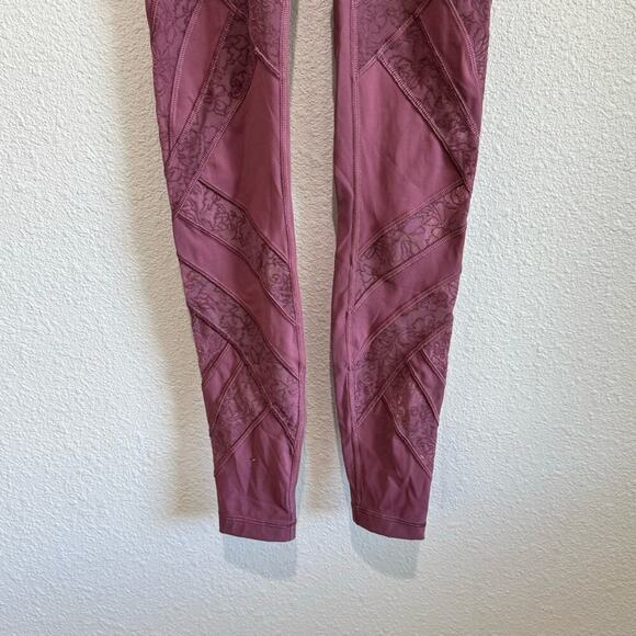 Lululemon Wunder Under High-Rise Legging Flocked 28" Plumful Size 2 Floral Gym - Picture 9 of 10